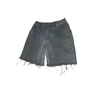 Vintage Denim Brighton Blues Black Cut Off 90's Mom Shorts 9/10 (6)